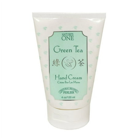 Perlier Nature's One Green Tea Hand Cream 4.0 Oz / 120 Ml for Women by Perlier