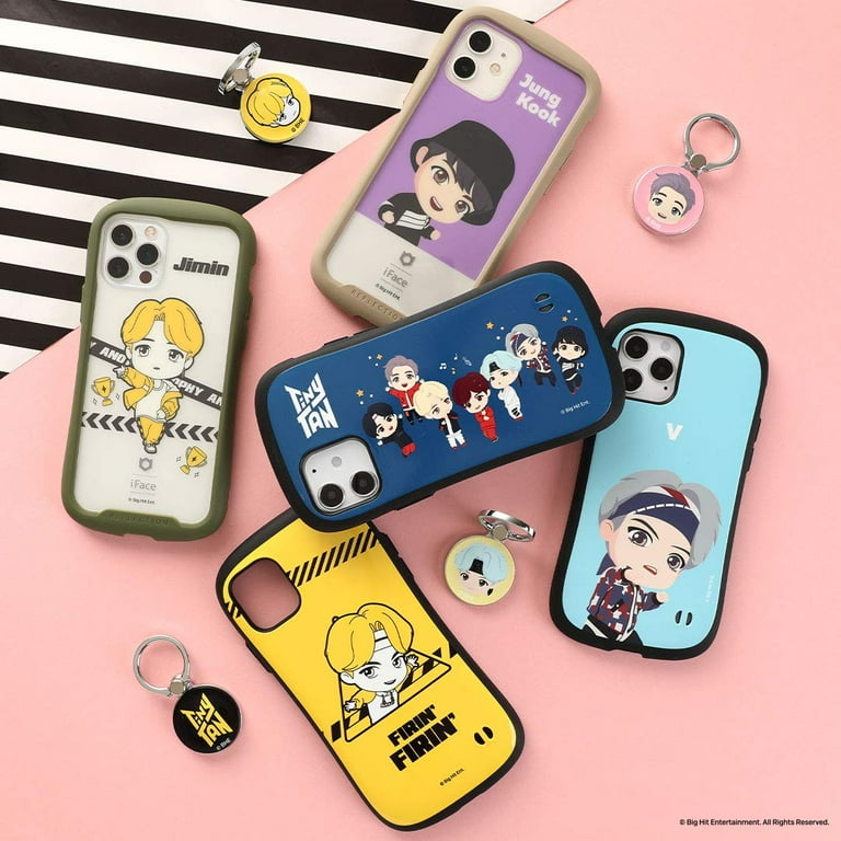 iPhoneアクセサリー BTS iFace TinyTAN BTS Cute Stick On Phone Attachment Smartphone