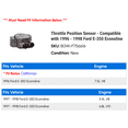 thumbnail image 2 of Throttle Position Sensor - Compatible with 1996 - 1998 Ford E-350 Econoline 1997, 2 of 2
