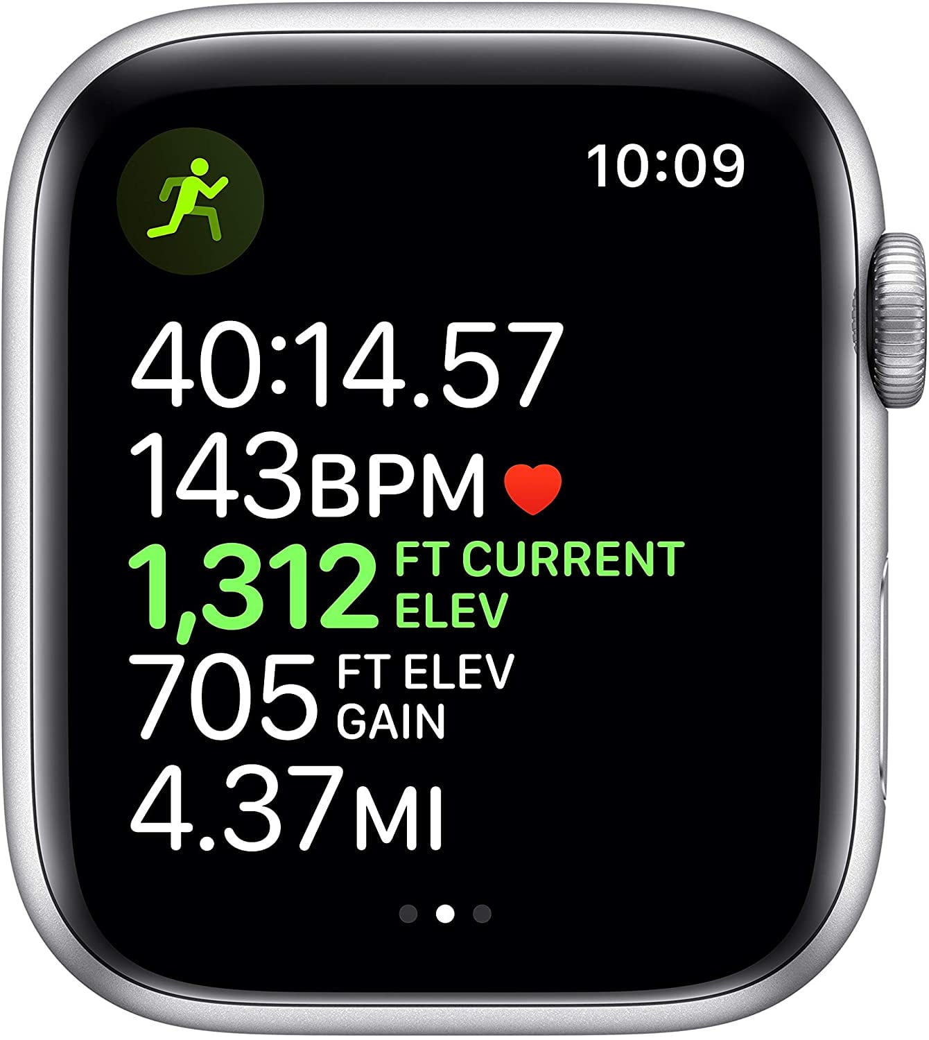 Restored Apple Watch Series 5 (GPS/LTE, 40MM) Silver Case + White Sport Band (Refurbished)
