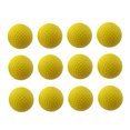 thumbnail image 4 of DEEPCRAFF 12Pcs Yellow Training Golf Balls Practice Balls Lightweight and Impact Resistant for Outdoor Practice, 4 of 7