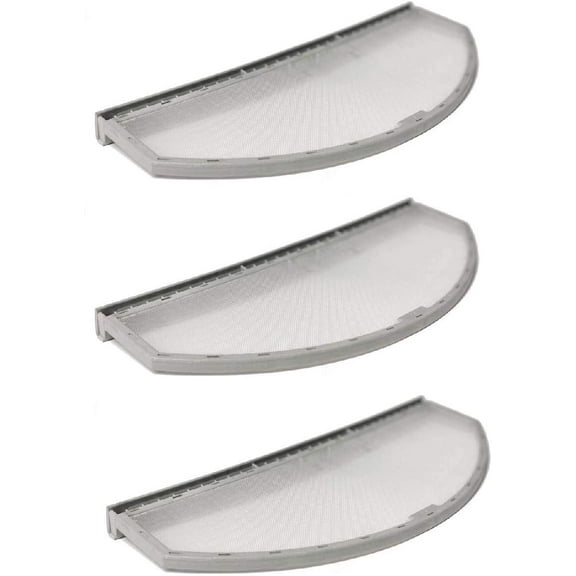 Nispira Lint Trap Screen Filter Replacement Compatible with Whirlpool Maytag Cloth Dryer Part 53-0918. 3 Filters