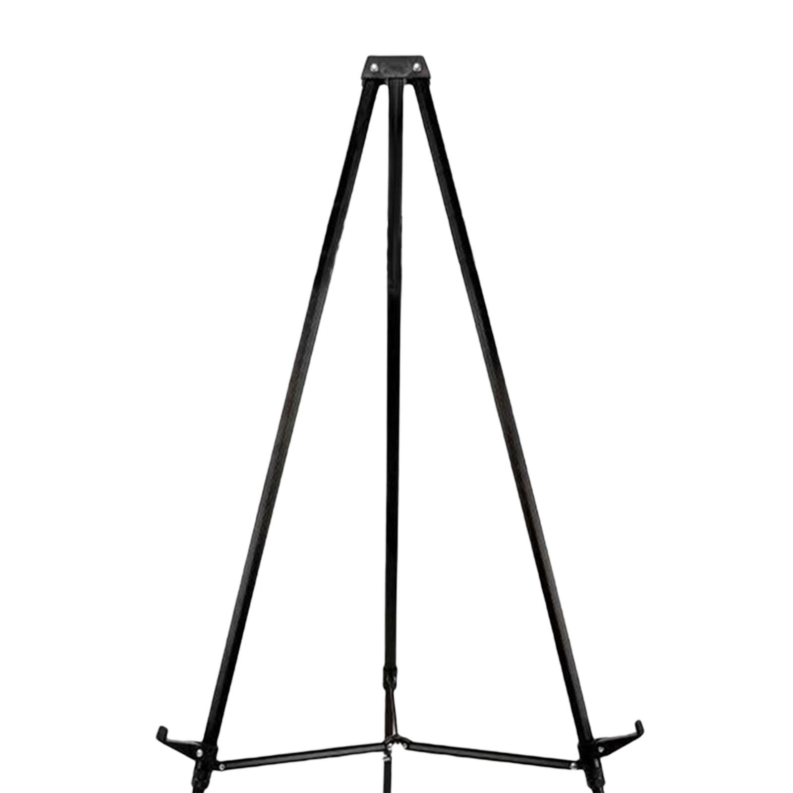 Display Easel Stand For Wedding Sign & Poster 63'' Portable Art Easel For  Floor Adjustable Metal Easel Black Art Supplies - Easels - AliExpress