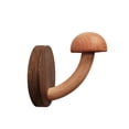 thumbnail image 1 of Ganchos de pared de madera, gancho sin perforaciones, perchero para toallas y ropa, perchero de madera para puerta trasera Color de la madera, 1 of 9