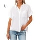 thumbnail image 4 of Blusa de manga corta Minnieouse para mujer color Blanco L, 4 of 5