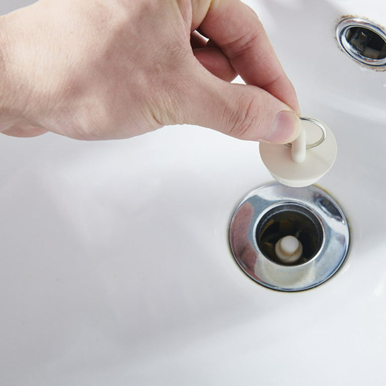 Bath Tub Drain Stoppers, Sink Bathtub Plug Rubber Kitchen Bathroom Laundry  Bar Water Stopper Seal with Hanging Ring