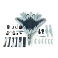 thumbnail image 2 of 1/72 SU57 T50 Metal Fighter Aircraft Model with Stand Net Weight 0.7kg, 2 of 9