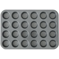 Wilton Bake It Simply Non-Stick 24-Cup Mini Muffin Pan Cupcake Tin 14.65" x 9.9" x 0.8"