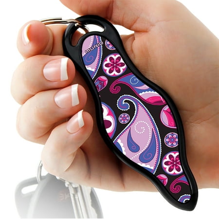 MUNIO Designer Self Defense Keychain with Ebook (Pink (Best Self Defense Items)
