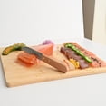 thumbnail image 2 of YBM Home Bamboo Rectangle Cutting Board, 18"L x 12"W x 0.75"H, Large, 2 of 4
