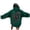 C-Dark Green197, variant on DHFJKG Womens Oversized Hoodies Floral Print Long Sleeve Sweatshirts Drawstring Pullover Tops Casual Fall Clothes