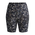 thumbnail image 7 of Terra & Sky Women’s Plus Size Bike Shorts, 10" Inseam, 2-Pack, Sizes 0X-5X, 7 of 7