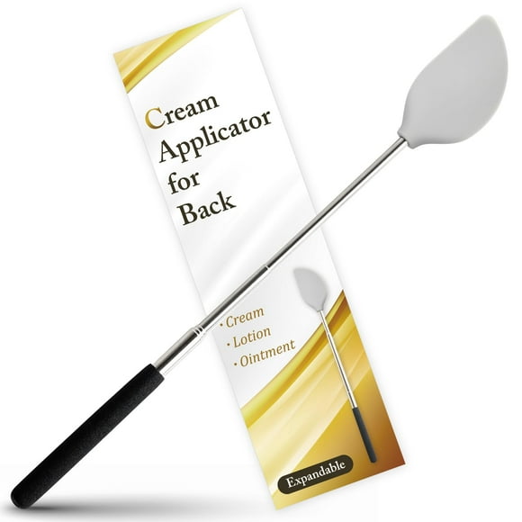 Aplicador de Crema para Espalda Telescópico Fácil de Limpiar Aplica Cremas Protectores Solares y Ungüentos