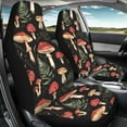 thumbnail image 4 of Uorisanigo Red Mushroom Waterproof Car Seat Cover Anti-Slip Back Fabric Automobile Front Seat Covers Easy to Install All-Season Protection Universal Vehicle Accessories, 4 of 7