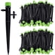 thumbnail image 1 of 100PCS Goteadores de riego verde Emisores de goteo, Micro Spray Ajustable Patrón de círculo completo de 360 ​​​​grados Aspersor de flujo de agua Se adapta a tubos de riego de 1/4 (4-6 mm), 1 of 5