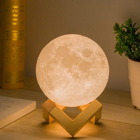 Lampe Lune Lumière de Lune Veilleuse pour Enfants Cadeau