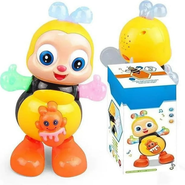 Juguete musical ligero que canta y baila | Juguete musical interactivo de puesto callejero con adorables movimientos de baile | Juguete giratorio y con movimiento a pilas, seguro para niños, ideal