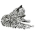 thumbnail image 2 of Billinghurst, Marina 15x15 Black Ornate Wood Framed with Double Matting Museum Art Print Titled - Cheetah, 2 of 4