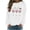 White, variant on Nmnitkp Womens Tops Christmas Fleece Sweaters Long Sleeve Fuzzy Sweatshirts Holiday Graphic Shirts Red,L