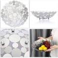 thumbnail image 4 of Fruit Bowl Basket Creative Table Centerpiece Decorative Countertop Fruit Holder for Kitchen Counter,Iron Fruit Plate Round Storage Tray, 4 of 5