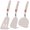 Khaki, variant on Silicone Spatula Turner Set 3 Count Khaki Heat Resistant Nonstick Kitchen Cooking Utensils