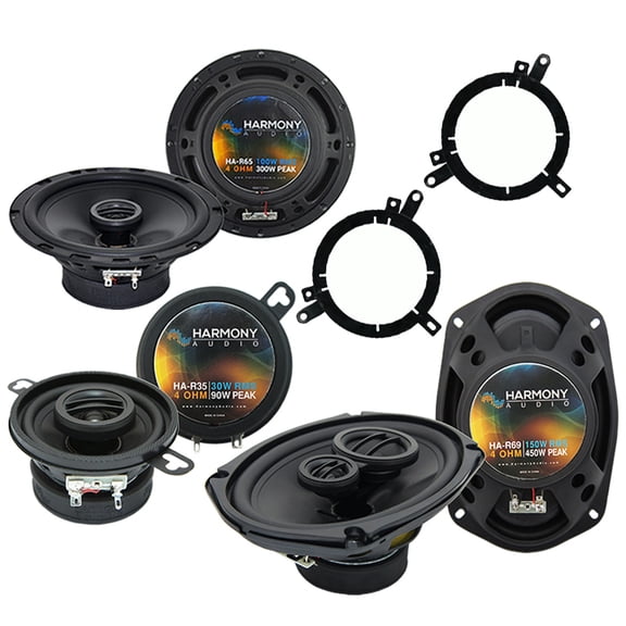 Plymouth Breeze 1996-1999 Factory Speaker Upgrade Harmony Speakers Package New