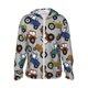 thumbnail image 1 of Balery Color Tractor Sudadera ligera de manga larga con capucha y protección solar UPF 50+ para hombre y mujer, ideal para pesca y running-Small, 1 of 7
