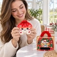 thumbnail image 3 of Christmas New Plush Stuffed Dumpling Squishies Fidget Toy, 2026 New Cute Soft Squeeze Dumpling Plushies, Holiday Collectible Stress Relief Gift with Simulated Bamboo Steamer & Fuzzy Handle, 3 of 4