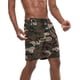 thumbnail image 1 of Pantalones cortos de entrenamiento para correr, G Gradual, para hombre, color verde camuflaje, 1 of 7