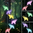 thumbnail image 2 of TGHTBA-Birthday Gifts for Women Mom Grandma, Gardening Gifts for Women, Elephant Solar Wind Chimes for Outside, Wind Chimes Outdoor Waterproof, Solar Lights Outdoor Decorative for Garden Patio Yard, 2 of 4