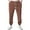 Brown, variant on Babysbule Mens Pants Fashion Mens Trousers Summer Pants Casual Bandage Solid Sweatpants Pants
