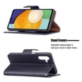 thumbnail image 3 of Feishell Phone Case for Samsung Galaxy A25 5G, Lychee Texture Plain PU Leather Magnetic Clasp Folio Flip Kickstand Wallet Phone Case with Card Slots & Wrist Strap, Black, 3 of 9