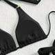 thumbnail image 5 of Traje de baño para mujer, moda, cómodo, color sólido, bikini, traje de baño de color liso para mujer, conjuntos de bikinis, trajes de baño para mujer, 5 of 6
