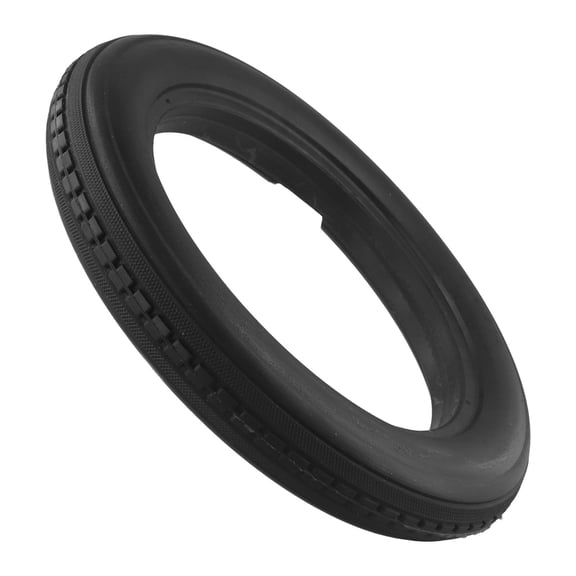 Premium 12 5inch Solid Tire for Bicycle Not Easy to Deform Black Color