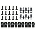thumbnail image 6 of FENGXIH 35PCS Engine Under Cover Splash Shield Guard Body Bolts Bumper Fender Liner Push Retainer Fastener Rivet Clips , black, 6 of 8