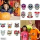 thumbnail image 4 of 20 Hojas de Tatuajes de Calaveras de Azúcar con Rostros de Día de los Muertos, 4 of 6