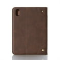 thumbnail image 3 of ELEHOLD Flip Leather Case for iPad 10th Gen 10.9 inch 2022 Kickstand Function Card Slots Shockproof Scratch Resistant Folio Slim Leather Case,Brown, 3 of 6