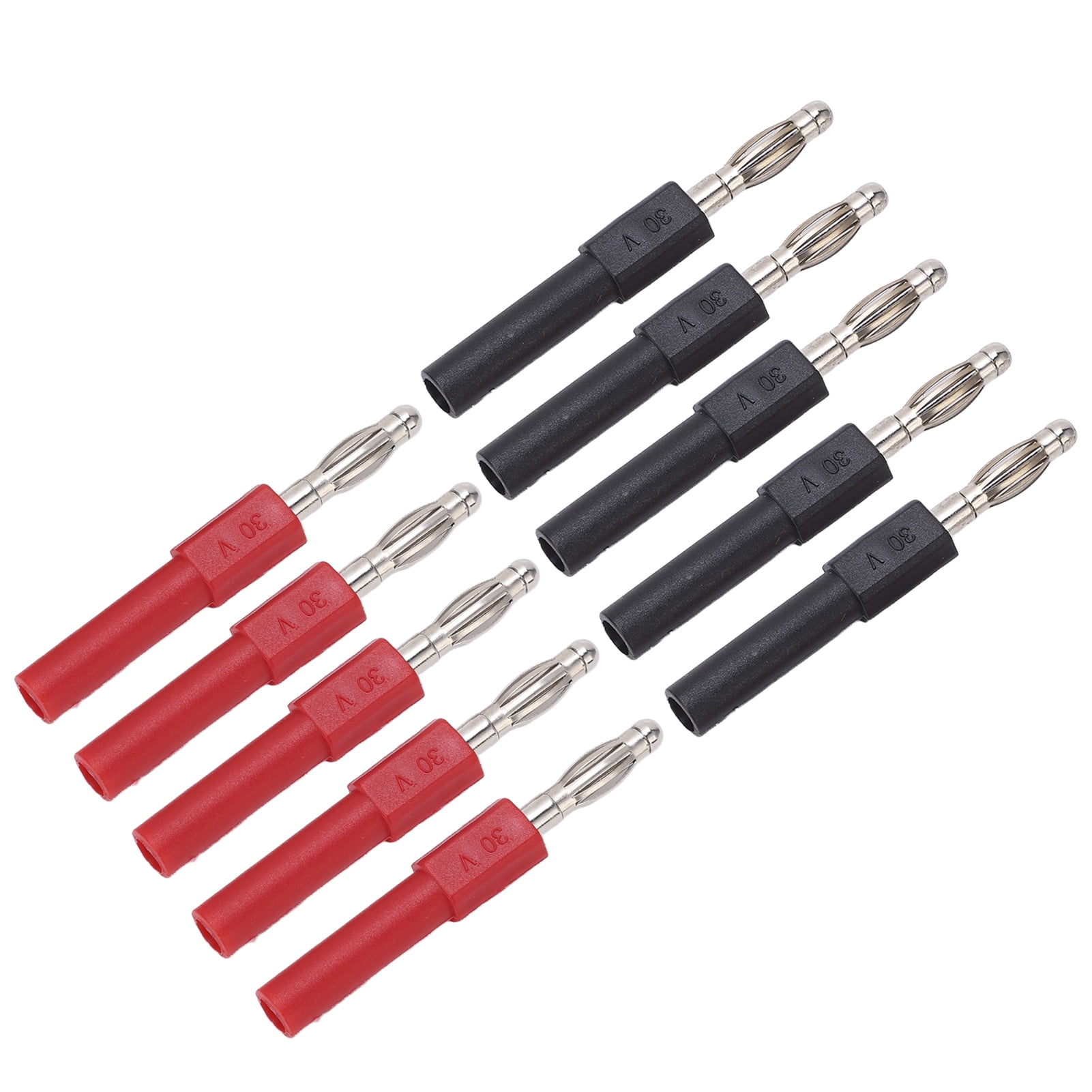 Adaptador De Enchufe Tipo Banana Rojo Negro, 20 Piezas 24.330 M5 Conector Adaptador De Enchufe