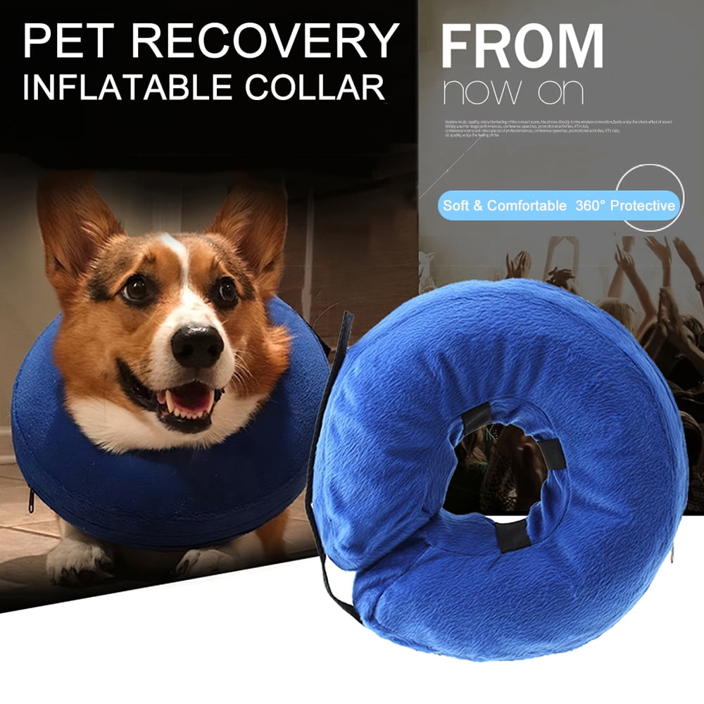 Pet Dog Recovery Collar Protective Inflatable Collar Antibite Anti