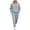 05#Light Gray, variant on Dwelliawo Mens Hoodie Sweatsuit 2 Piece Heavyweight Solid Color Relaxed Fit Pullover Hoodies Jogging Running Pant Set Fleece Fall Suits with Pockets Wine S