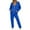 Blue, variant on Women'S Sweatsuits - Long Sleeve Hoodie With Sweatpants Womens Matching Sets Fall Travel Lounge Sets for Women