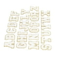 thumbnail image 3 of 26 parches de letras de la A a la Z, blancos, personalizados, decorativos, reparadores, bordados, para coser., 3 of 14