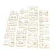 thumbnail image 2 of 26 Uds. Parches de letras de la A a la Z, parches de letras blancas, parches de costura bordados de reparación decorativos personalizados DIY, 2 of 8