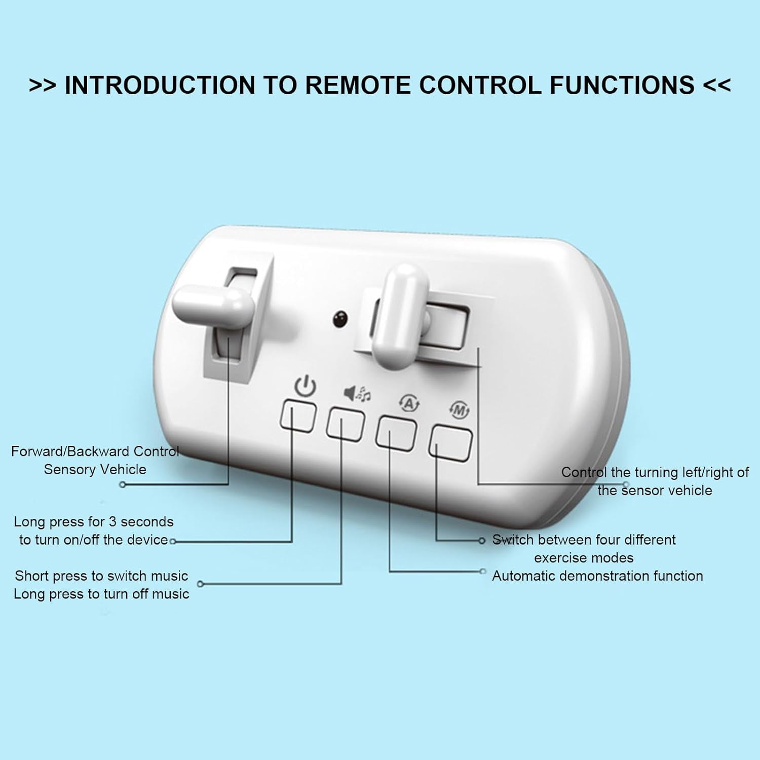 Magic Cars Follows Line Mini RC Bus | 2.4GHz Line-Following Sensor Car with Follow & Escape Modes, Smart Interactive Educational