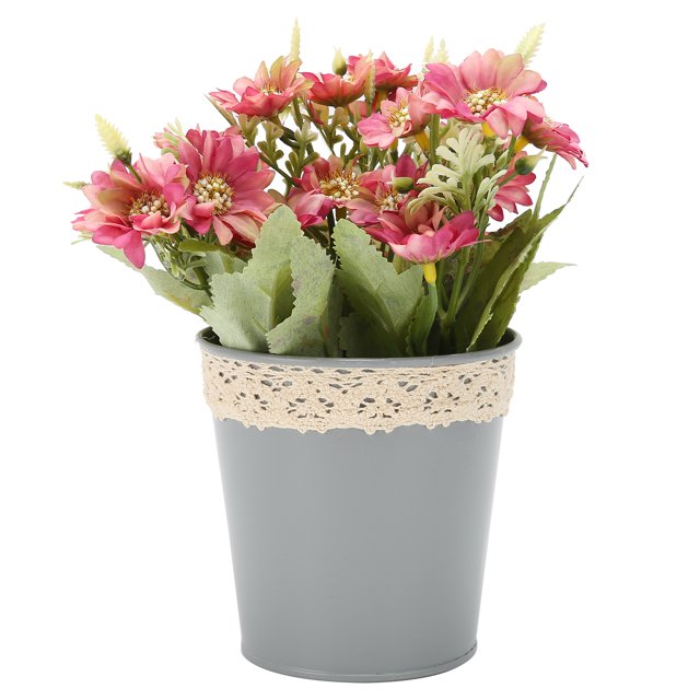 Planta En Maceta Artificial, Exquisita, Elegante, Hermosa, Maceta De Margaritas Simulada, Respetuosa Con El Medio Ambiente Para Balcones Para Decoraciones De Bodas