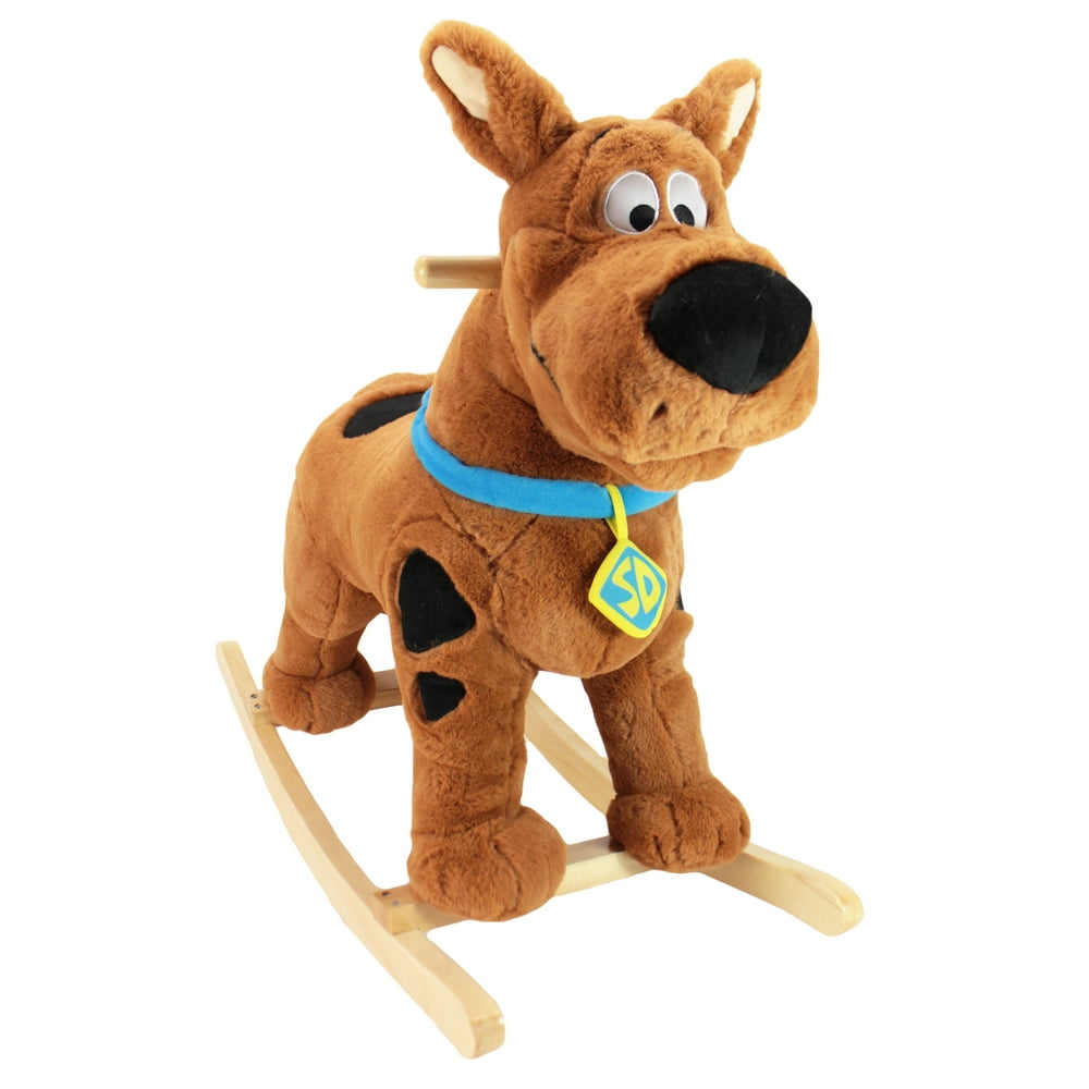 Scooby Doo Soft & Plush Rocker RideOn Rocking Horse, 28"Lx12"Wx22" H