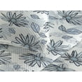 thumbnail image 3 of Ambesonne Blue Floral Quilted Bedspread Set 3 Pcs, Pastel Summer Flowers, Twin, Pale Blue Off White, 3 of 4