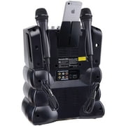 Karaoke USA DVD/CDG/MP3G Karaoke Machine with 7 TFT Color Screen, Record, Bluetooth and LED Sync Lights, GF846