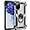 Sliver, variant on Grade Drop Impact for Samsung Galaxy S20 FE Case Galaxy S20 FE 5G Case 360 Metal Rotating Ring Kickstand Holder Heavy Duty Shockproof Case for Galaxy S20 FE Phone Case (Sliver)