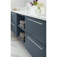thumbnail image 2 of Amerock Bar Pulls 25-3/16 inch (640mm) Center-to-Center Satin Nickel Cabinet Pull, 2 of 8